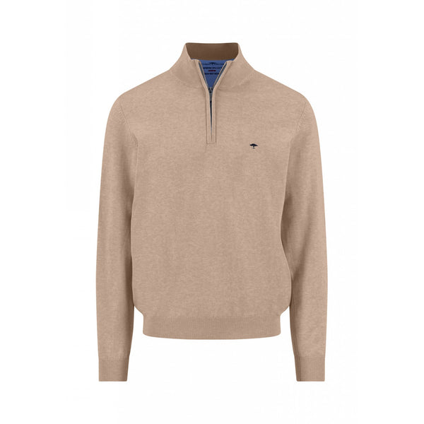 Classic Fine Knit Troyer Quarter Zip