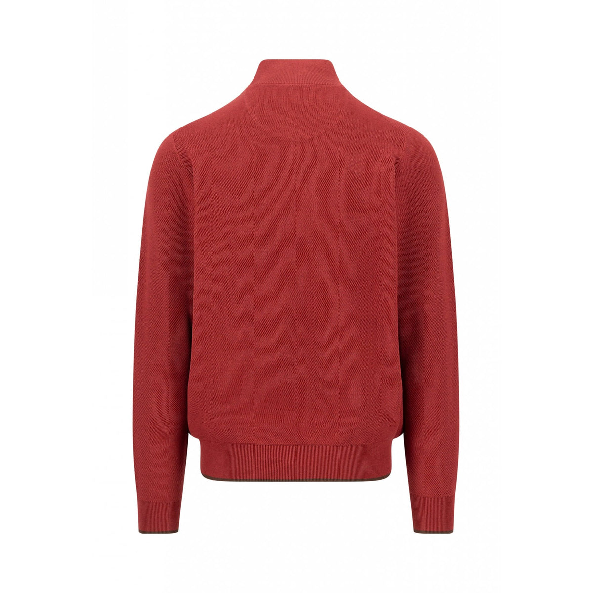 Knitted Troyer-Zip Sweater