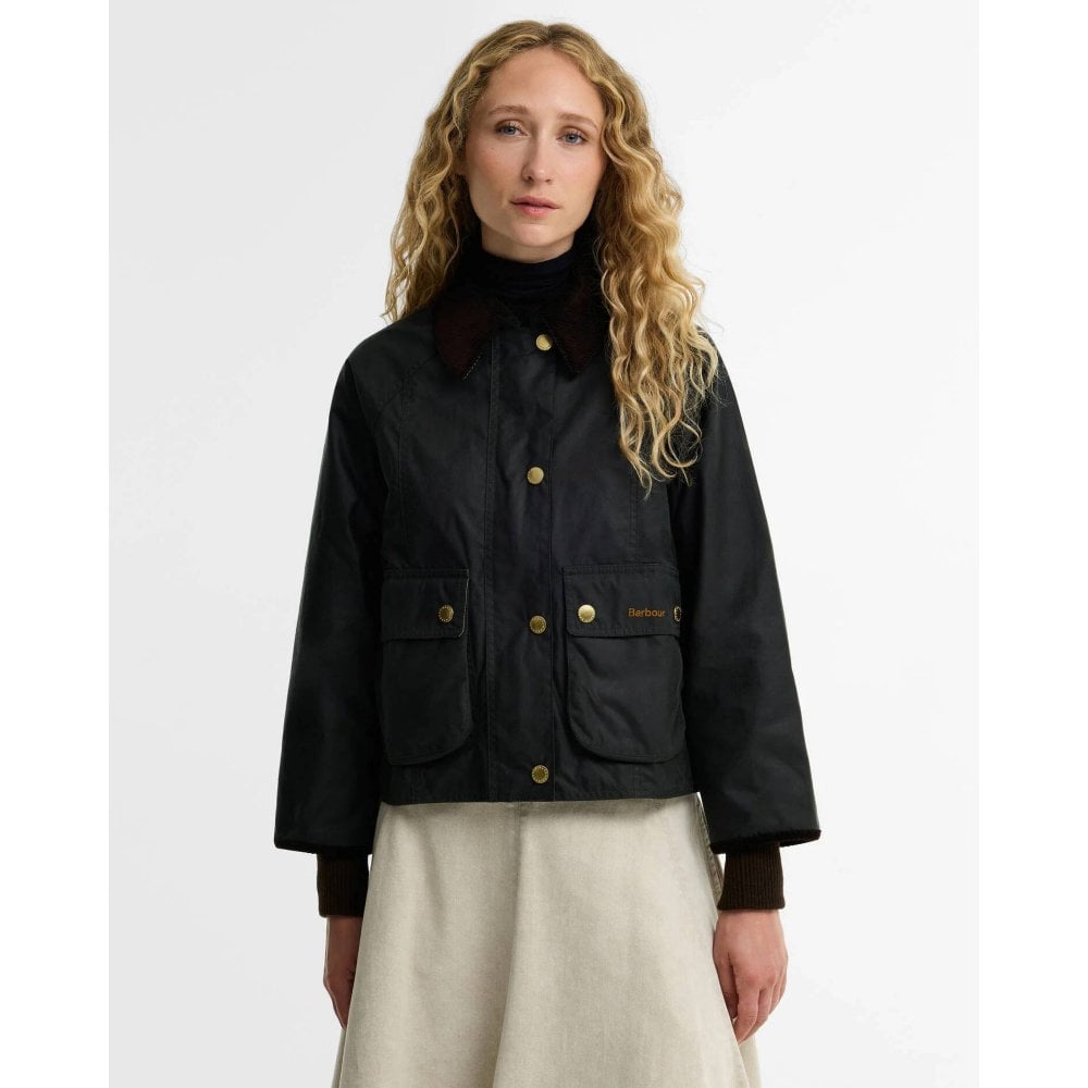 Cropped Beadnell Waxed Jacket