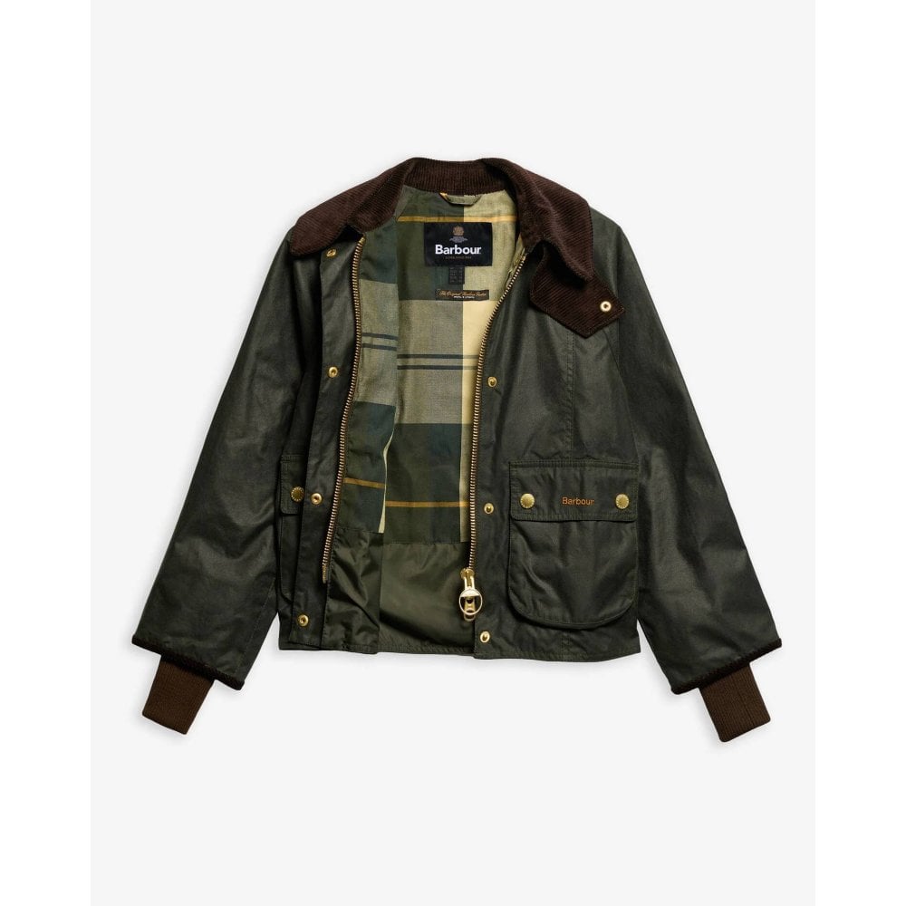 Cropped Beadnell Waxed Jacket