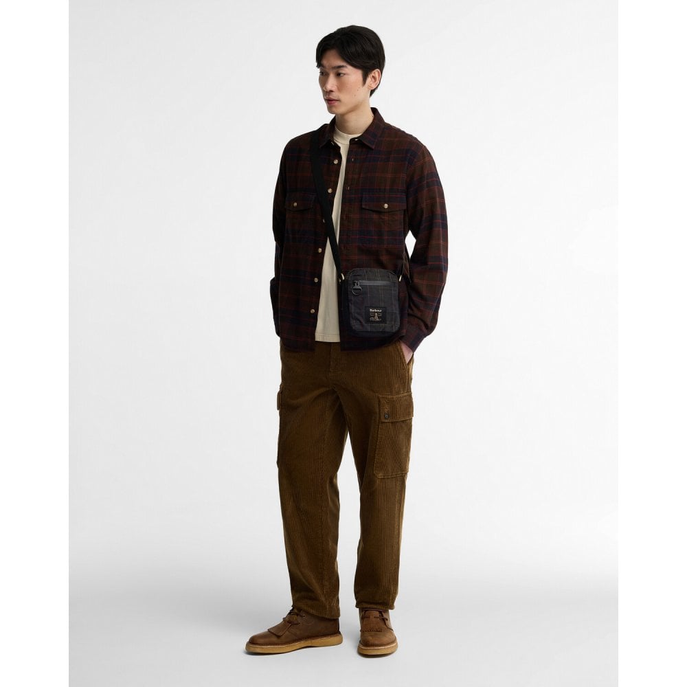 Field Tartan Waxed Crossbody Bag