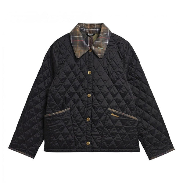 Icons Tartan Collar Cropped Liddesdale Quilted Jacket