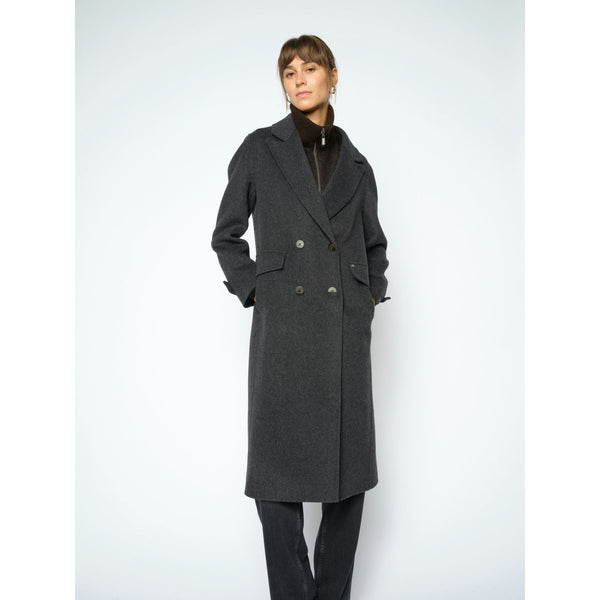 Alva Loisa Mock Neck Coat