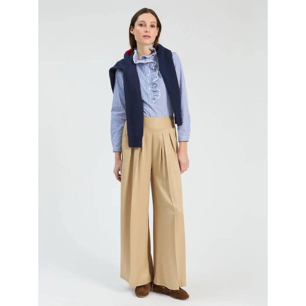 Camel Palazzo Trousers