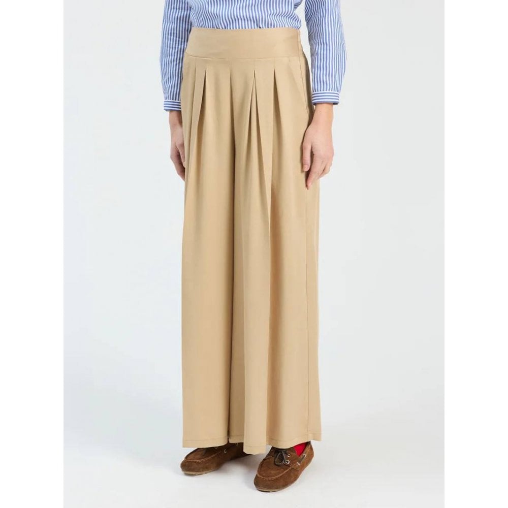 Camel Palazzo Trousers
