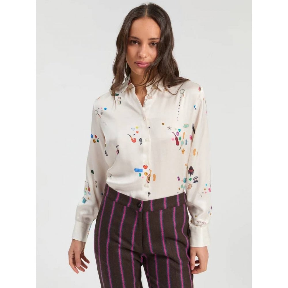 Sherlock Raw Satin Shirt