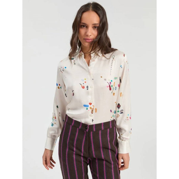 Sherlock Raw Satin Shirt