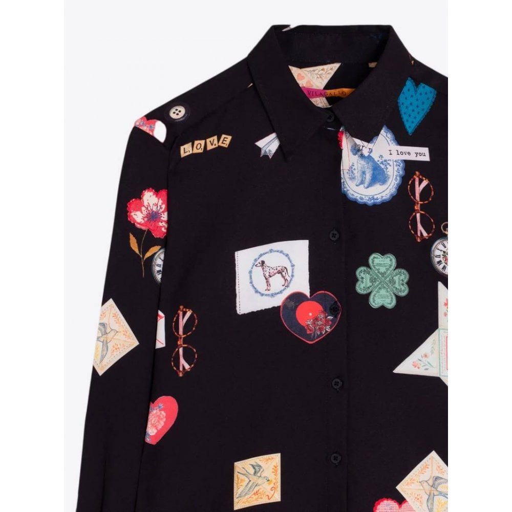 Black Love Multicolor Shirt