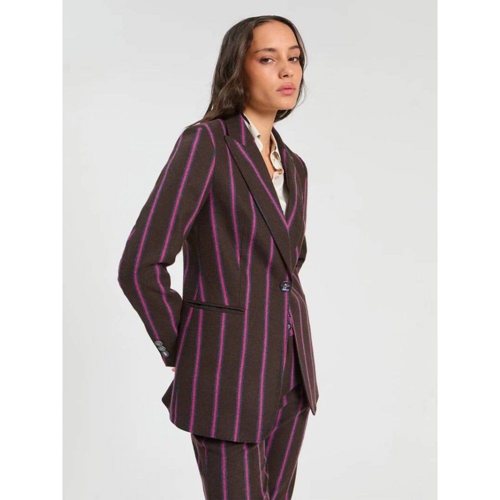 Striped Wool Jacket