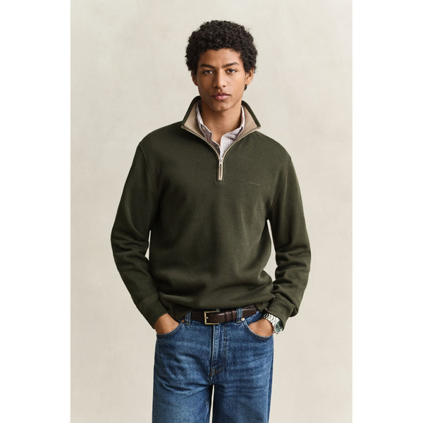 Sacker Rib Half-Zip Sweatshirt
