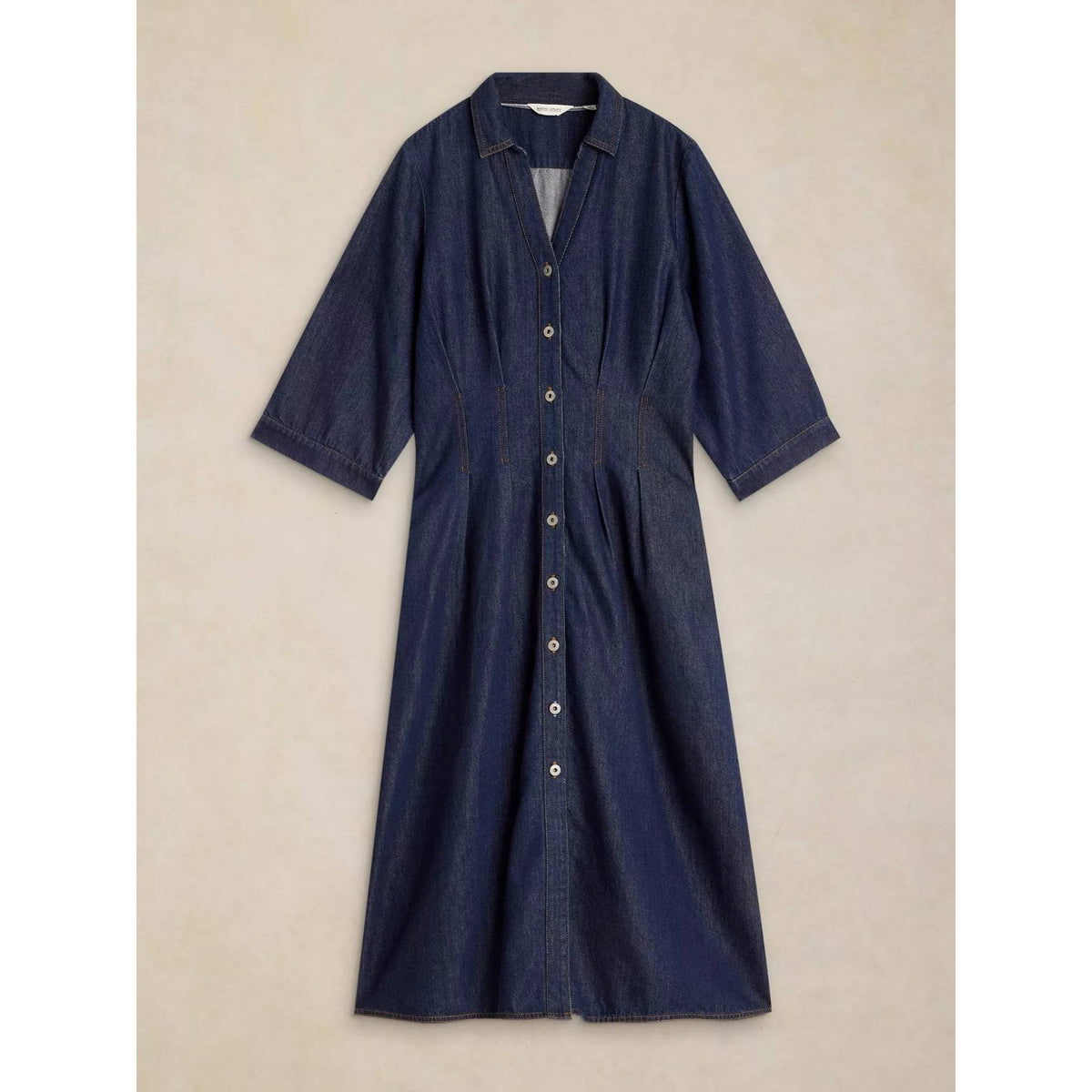 Luna Denim Pleat Dress