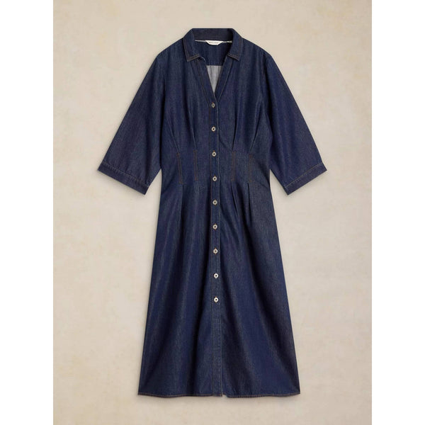 Luna Denim Pleat Dress