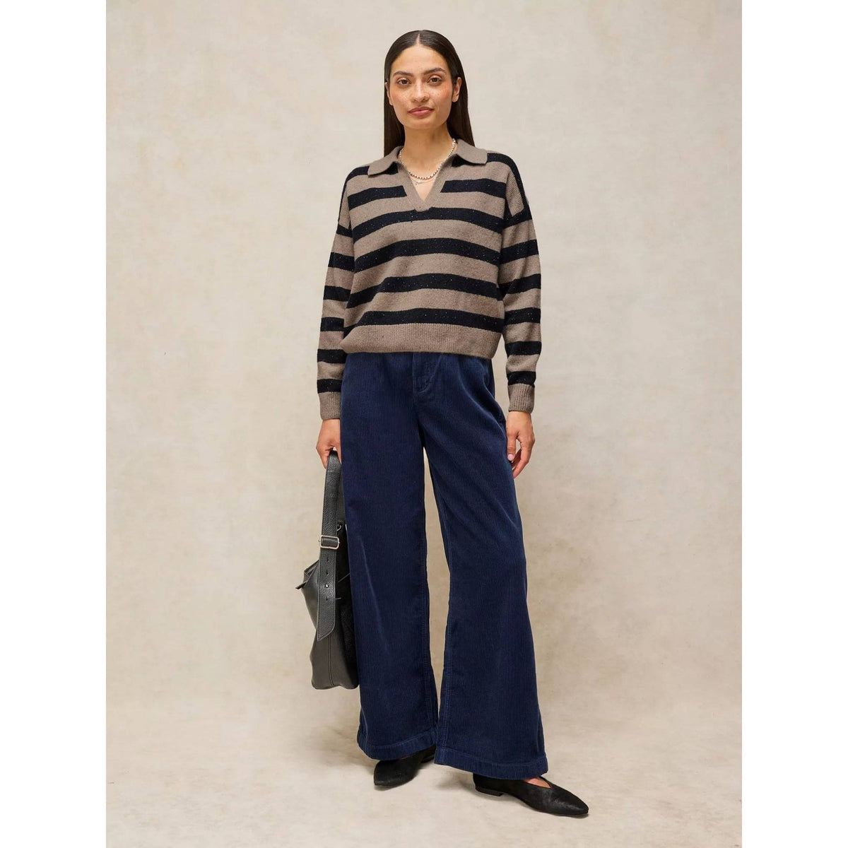 Izzy Striped Collar Jumper