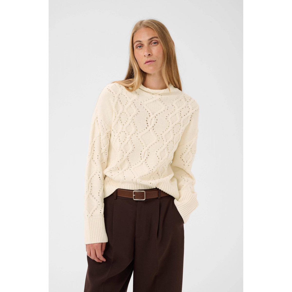 Charnel Cable Knit Jumper
