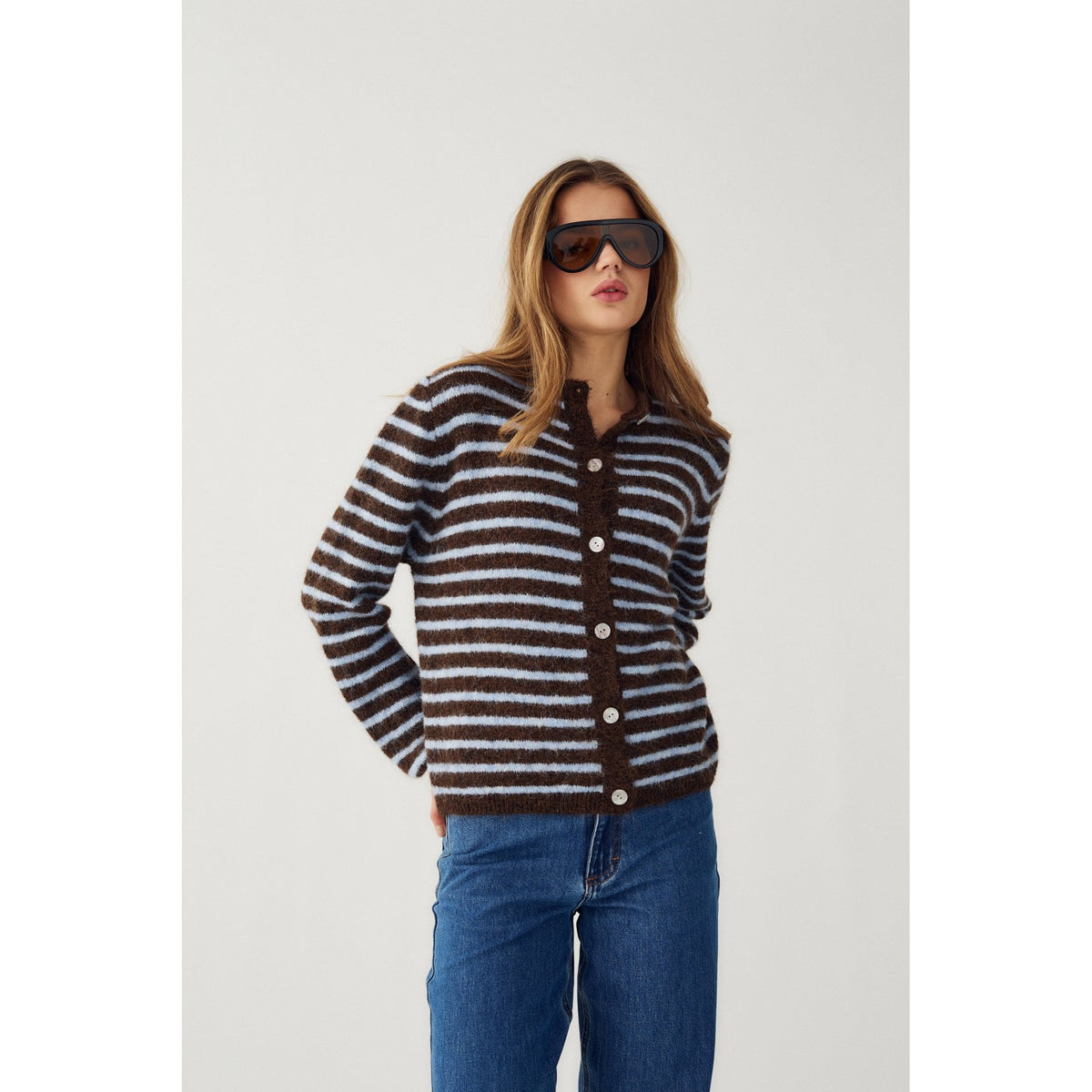 N-Mertice Knit Cardigan