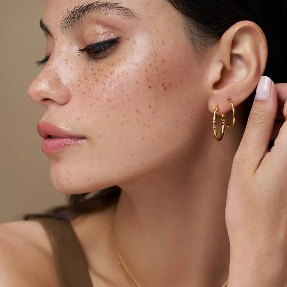 Mixed Textured Hoop Ear Stacking Set