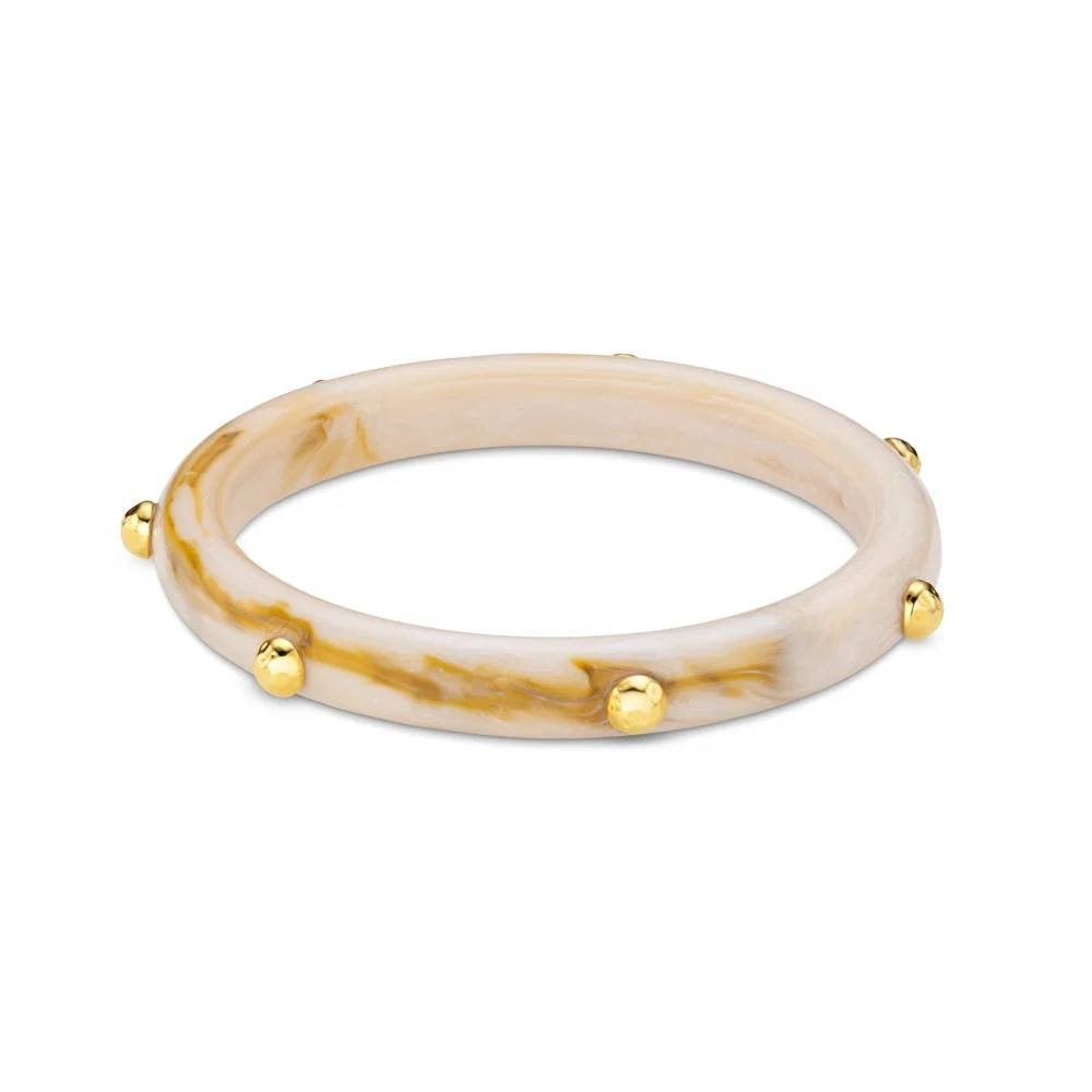 Marble Resin Studded Bangle