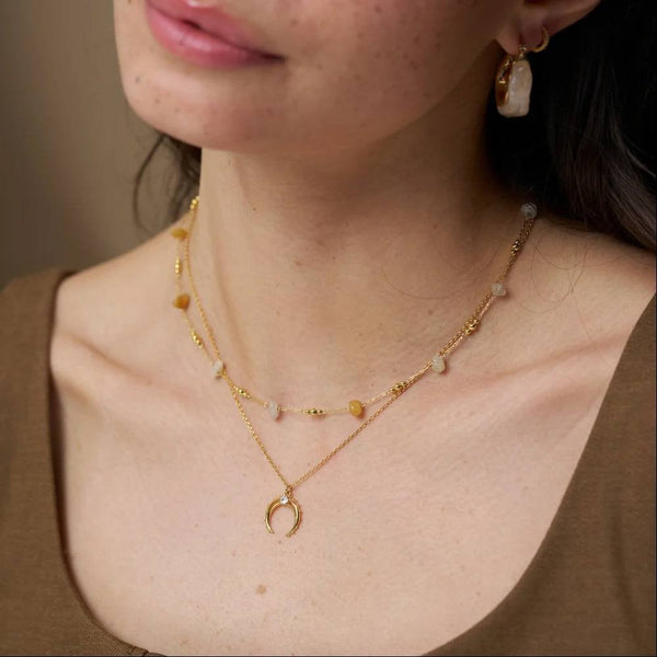 Desert Moon Horseshoe Necklace