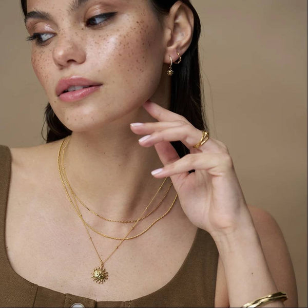 Molten Sun 3-Row Necklace