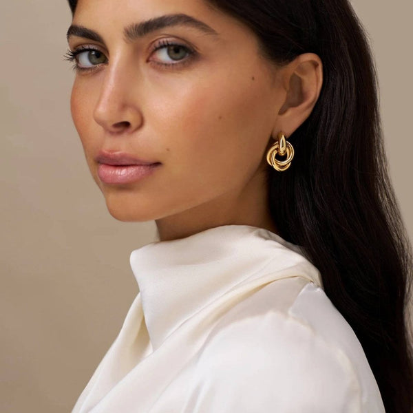Statement Interlocking Earrings