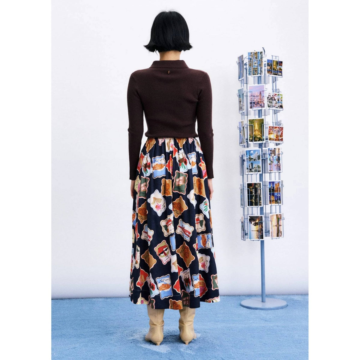 Borth Stamp Skirt