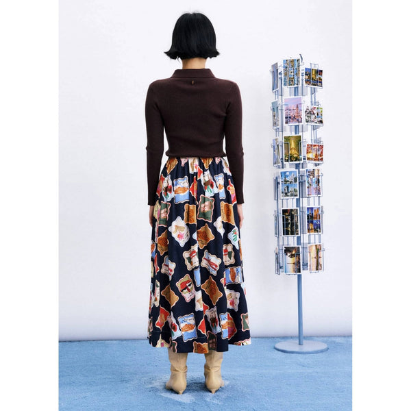 Borth Stamp Skirt