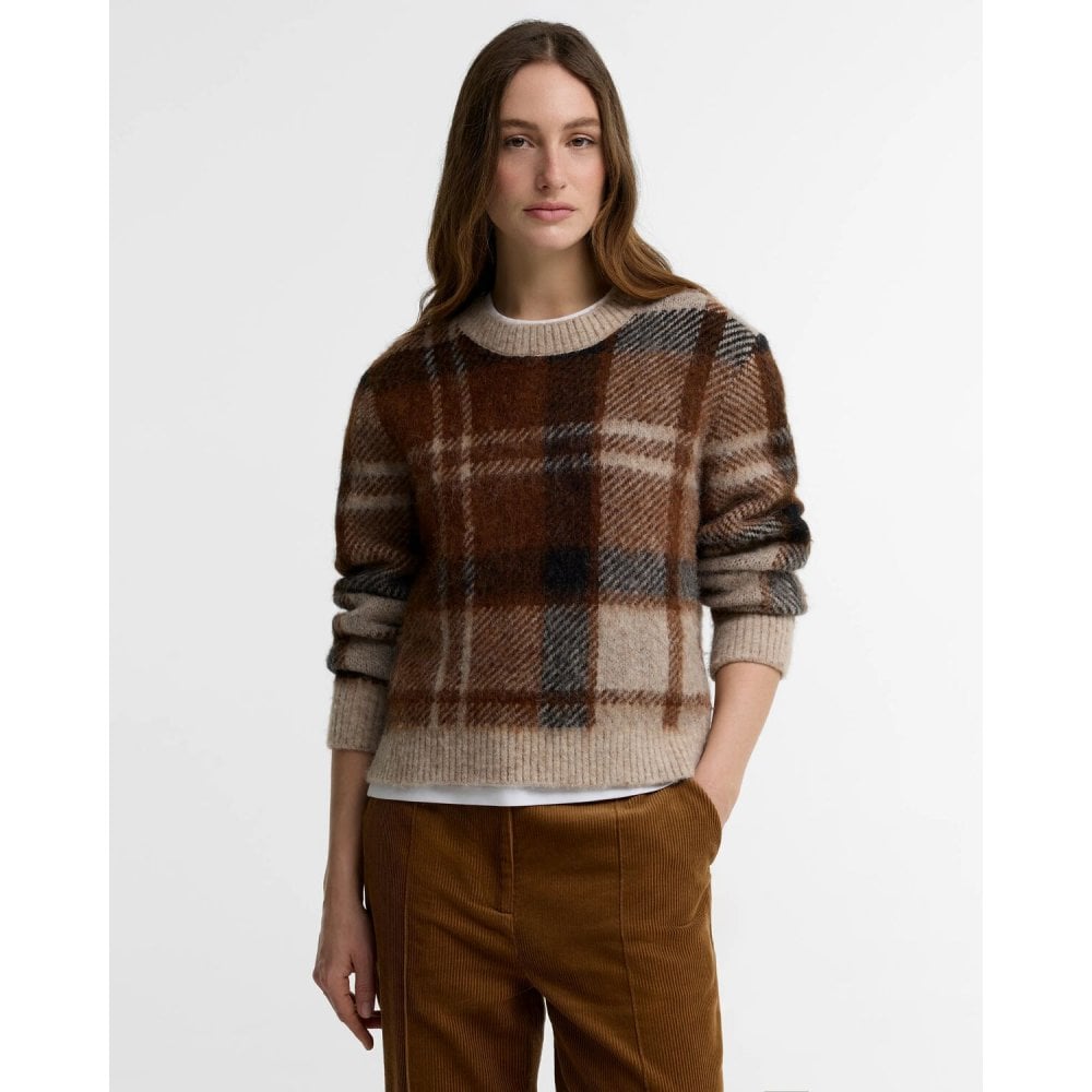 Glendyn Tartan Crew Neck Jumper