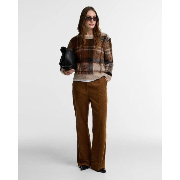 Glendyn Tartan Crew Neck Jumper