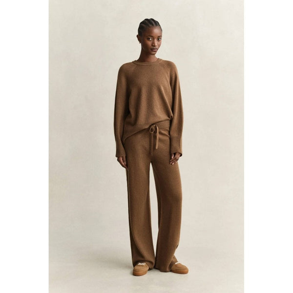 Wool Cashmere Blend Trousers