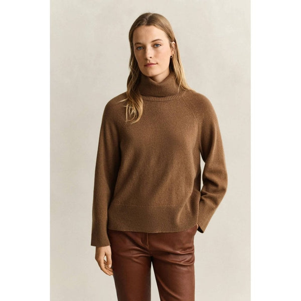 Wool Cashmere Blend Turtleneck