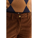 Slim Flared Velvet Trousers