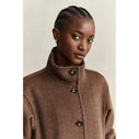 Checked Wool Blend Jacket