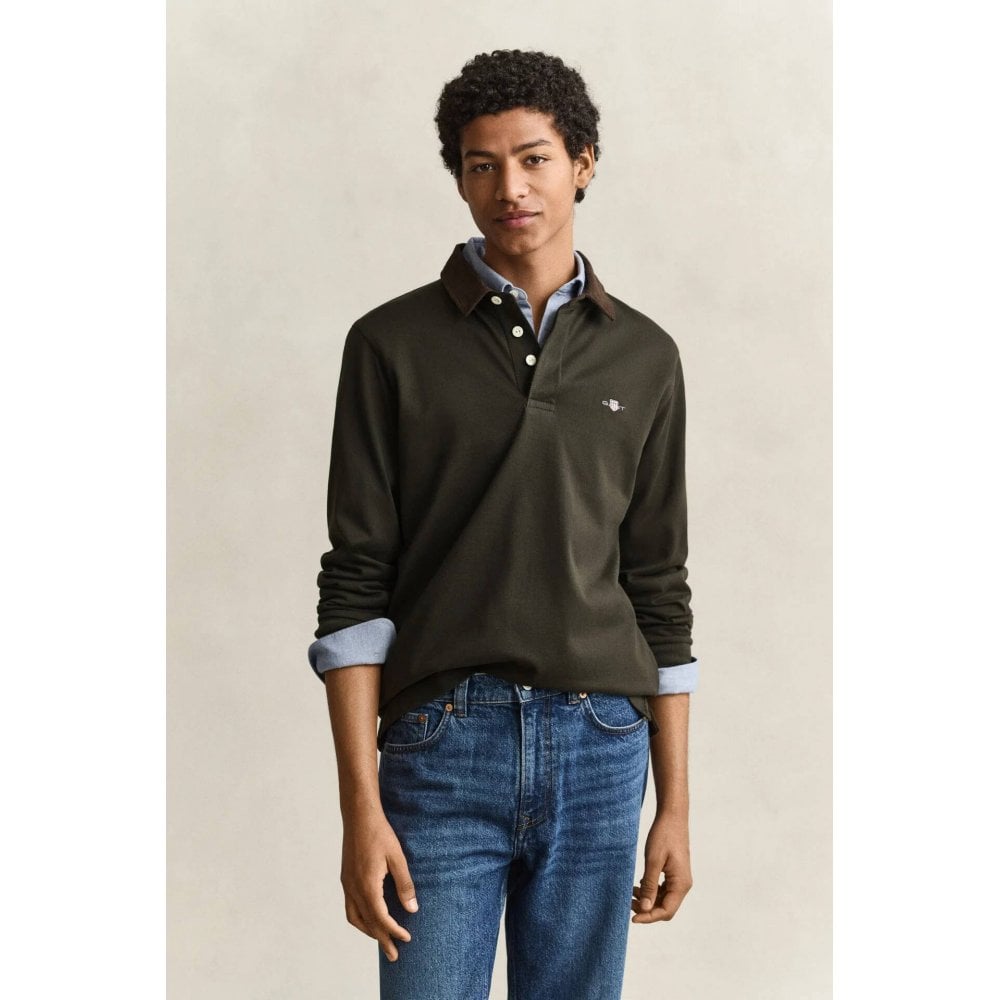 Corduroy Collar Rugger