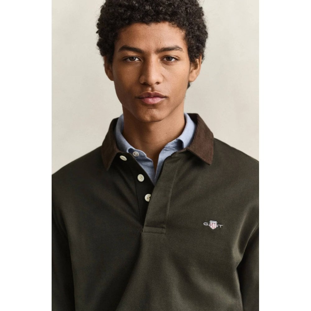 Corduroy Collar Rugger