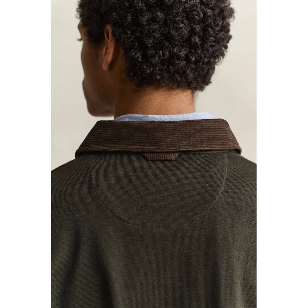 Corduroy Collar Rugger