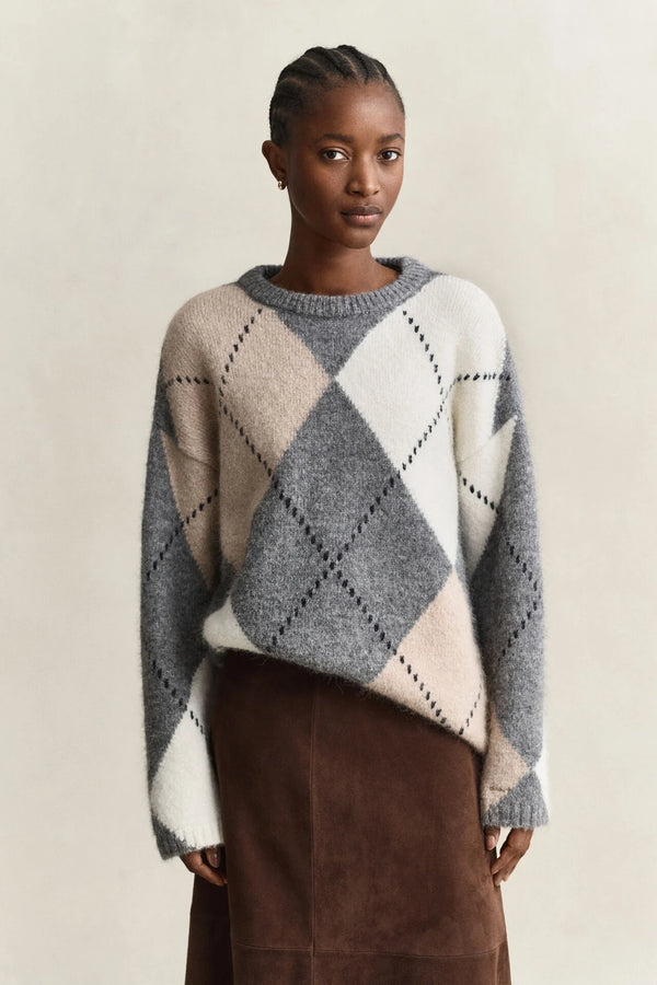 Argyle Crewneck Jumper