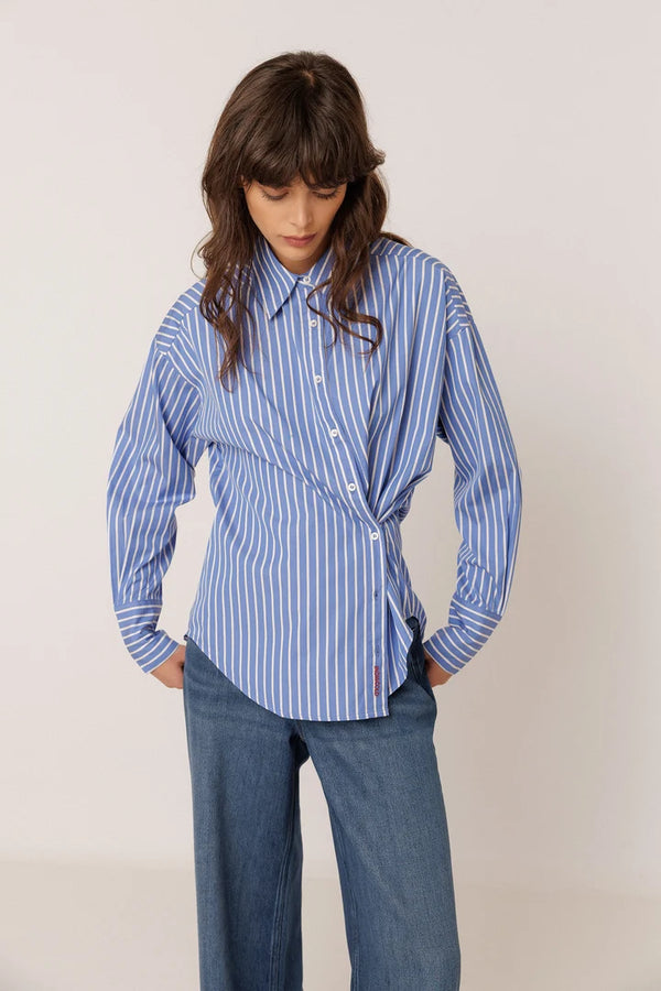 Multiposition Striped Shirt