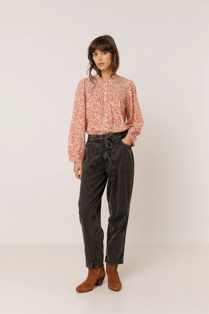 Herringbone Carrot Trousers