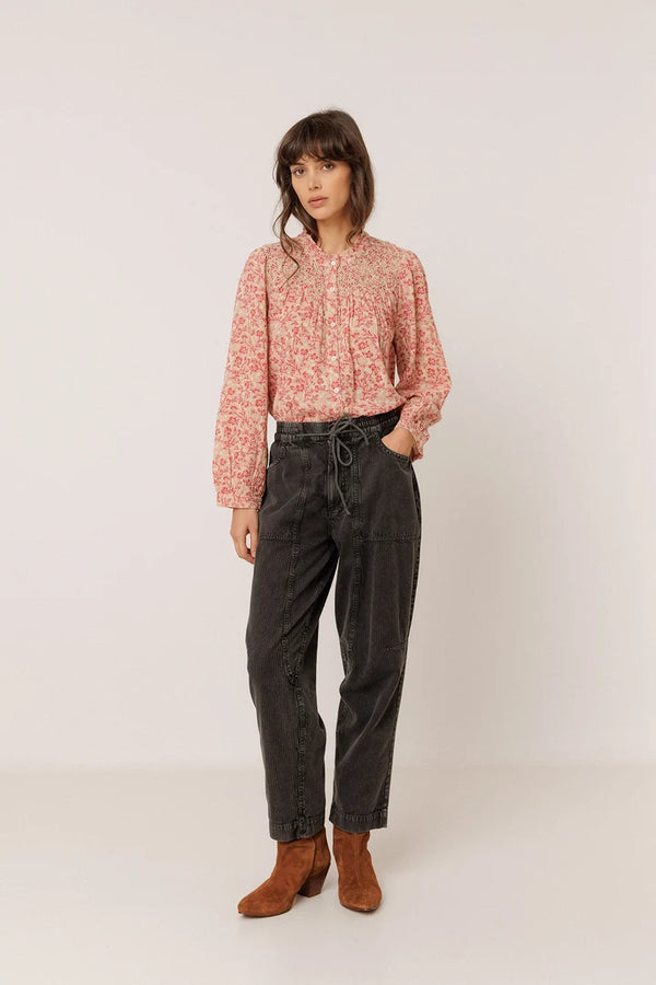 Herringbone Carrot Trousers
