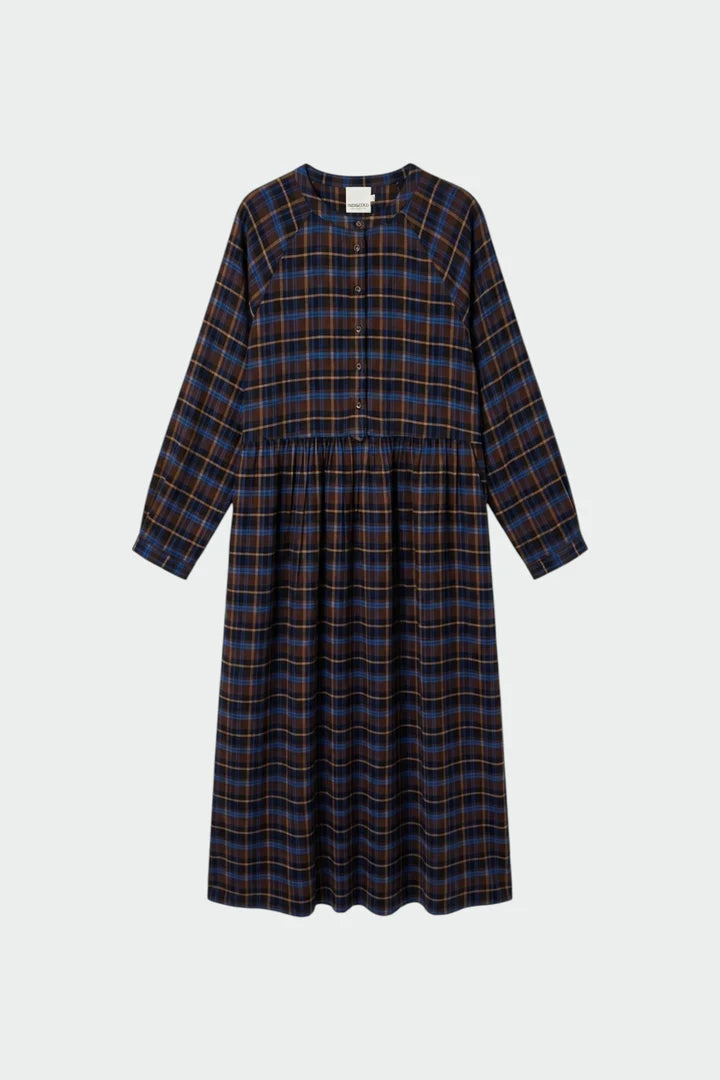 Check Maxi Dress
