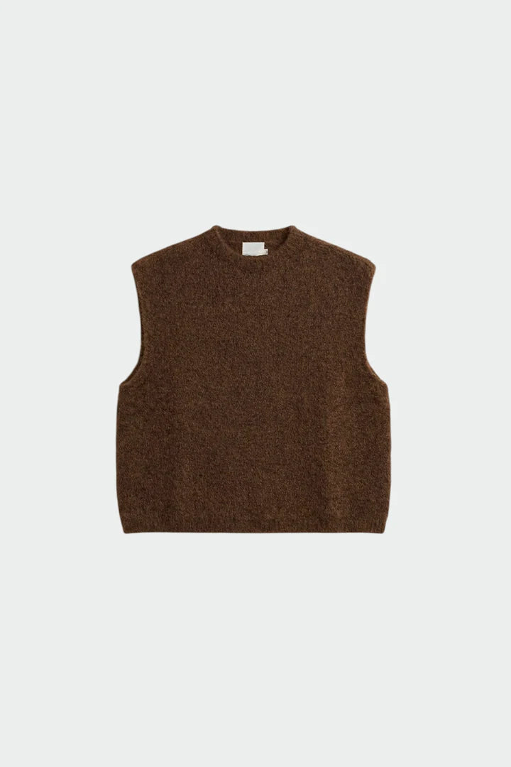 Mohair Boxy Vest
