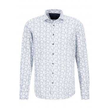 Fynch Hatton Casual Flower Print Shirt - Mens Shirts: O&C Butcher