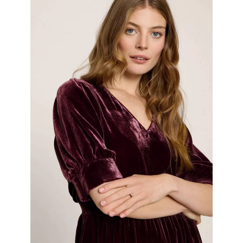 White Stuff Ayra Velvet Dress - Womens Dresses: O&C Butcher